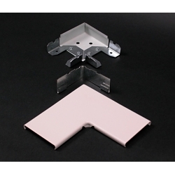 W-MOLD 2411D-FW DIVIDED  FLAT ELBOW-FOG WHITE