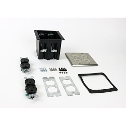 WALKERMOLD WMFB2DR2N 2-GANG 2-15A DUP NICKEL