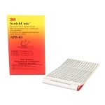 3M SPB-03 PRE-PRINTED WIRE MARKER BOOK BLACK P