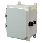 ALLIED AMP1084L 10X8X4 NEMA 4X POLYCARB ENCL QU