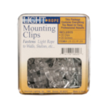 AME-LIGHT LR-CLIP-20 PAC KAGE OF 20 1/2-IN ROPE LT MOUNTNG CLIPS & SCRE