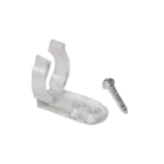 AME-LIGHT RL-CLIP/SCREW  PLASTIC MOUNTING CLIP FOR 1/2-IN ROPE LTCLEARU
