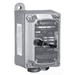 APPLETON EDS2129SA ALUM 1-G 3/4 SNAP SWTCH STA-F