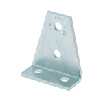 B-LINE B118ZN FOUR HOLE GUSSETTED SHELF ANGLE ZI