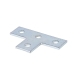 B-LINE B133HDG FOUR HOLE TEE PLATE HOT DIP G