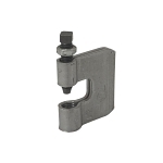 B-LINE B351L-3/8ZN BEAM CLAMP STEEL C-CLAMP WITH