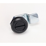 B-LINE T4DLBM TYPE 4 SLOTTED DOOR LATCH BLACK