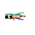 BELDEN 7953A 23/4PR PP/ PVC/PVC SHLD CAT6 BLACK