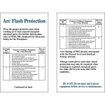 BRADY 102525 ARC FLASH HAZ CAT WALLET CARD 10/P