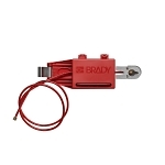BRADY 151633 ELECTRICAL PANEL LO RED PLS 4-LOCKS