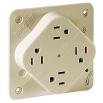 BRYANT 1254HSIA RCPT Q-PLX SPD HG 15A 125V 5-