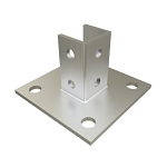 CALBRITE S45800PB00 SS304 POST BASE FOR 1-5/