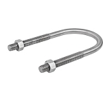 CALBRITE S62000UB00 2 SS316 STANDARD U BLT