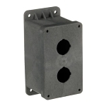 CARLON CP200N 2 HOLE PUS HBUTTON ENCL