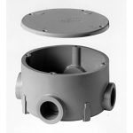CARLON E970CDE-CTN RND JCT-BOX 3/4-IN PVC 5PK