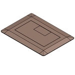 CARLON E9761C COVER ASSY. SINGLE CARMEL