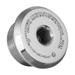 CRS-H PDU110300 M16 PLUG DOME HEAD BRASS ELE