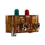 C-H 10250T1C 30MM CONT BLK 1NO-1NC AMBER