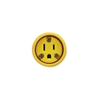ARROW-HART 15W47 CONN WT 15A 125V 2P3W STR YL