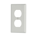 EAGLE 2132W WALLPLATE 1G DUPLEX RECP THRMST ST