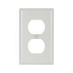 EAGLE 2132W WALLPLATE 1G DUPLEX RECP THRMST ST