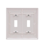 EAGLE 2139W-BOX WALLPLATE 2G TOGGLE THER