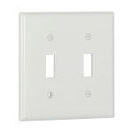 EAGLE 2139W WALLPLATE 2G TOGGLE THERMOSET STD