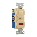 EAGLE 294V-BOX SWITCH DUPLEX COMB 3WAY/PL 15A