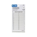 C-H CKTDIR (2)42 CKT CARD(2)ADHESIVE PLASTIC