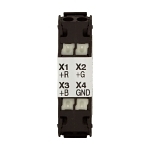 C-H M22-FLED-RGB LED MULTI-COLOR RD GN BU YE