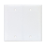 EAGLE PJ23W WALLPLATE 2G BLANK BOX MOUNT POLY