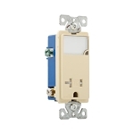 EAGLE TR7736V-BOX RECP/NIGHTLIGHT COMBO 20