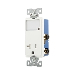EAGLE TR7736W-BOX RECP/NIGHTLIGHT COMBO 20
