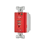 EAGLE TR8355RD HG USB 3.1A DUPLEX RECP 20A 125