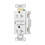 EAGLE TRAFGF20W AF/GF TR DUPLEX 20A 125V WH