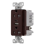 EAGLE TRUSBAC20B-BOX 5.0A USB A-C DUPLEX RECP