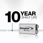 ENERGIZER LN522 9 VOLT LITHIUM BATTERY