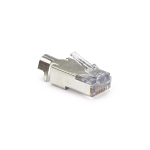 PLATINUM 100023C EZ-RJ45  SHIELDED EXTERNAL GRND 10/CLAMSHELL.