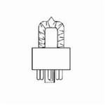 FED-SIGNAL K149122BFED FLASH TUBE/TRIGGER ASSEM