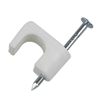 GB PSW-1650T COAX STAPLE 1/4-IN WHITE25/CL
