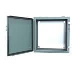 HAMMOND 1418D8 N12 WALLM OUNT ENCL W/PANEL - 20 X 20 X 8 - STEEL/GRAY