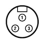 ERICSON 83MRC MINI-SYNC RECEPTACLE MALE STRAIGHT