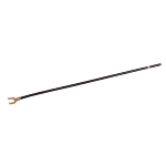 SOUTHWIRE PTST12BK 8IN BLK 12 GAU STR&ED WIRE