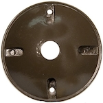 MORRIS 36814 4-IN RND COVER 1-1/2-IN HOLE BRN