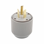 ARROW-HART 9337N PLUG 30A 125/250V 3P3W STR GY