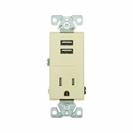 EAGLE TR7741V-BOX USB 2.4A SINGLE RECP 15A 125