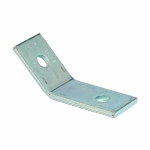 B-LINE B154ZN TWO HOLE OPEN ANGLE ZINC PLATED