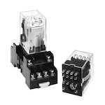GE 420MPL044J RELAY 4PDT LED 120V