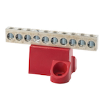 NSI GBA2-10 ALUMINUM ISOLATED GROUND BAR AL/C