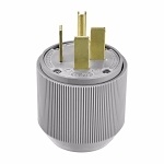 ARROW-HART 8452N PLUG 50A 250V 3PH 3P4W STR GY